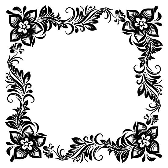 قاب_خالی_حاشیه_رز_سیاه_برای_پیام_تسلیت