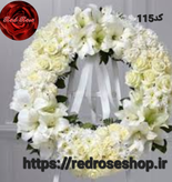 تاج گل گرد لیلیوم رز