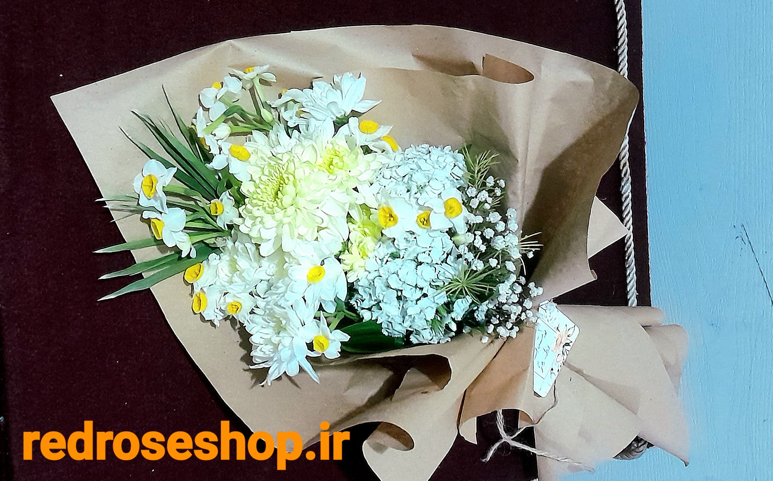 دسته گل نرگس ساده ارزان شیک