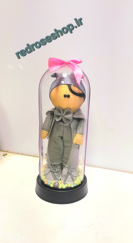 عروسک-پسر - جام -استوانه ای -شیشه ای
