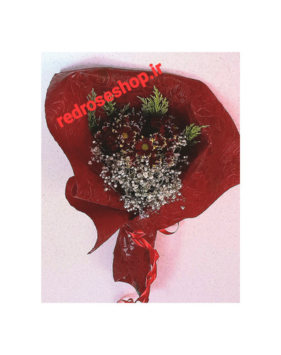 دسته گل داوودی قرمز