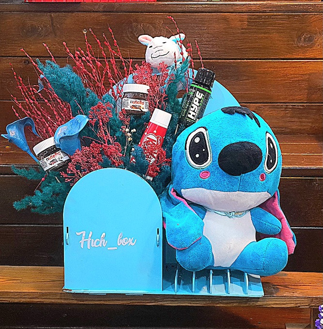 ,باکس هدیه پسرانه ابی