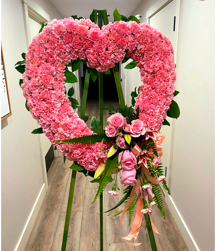 قلب رمانتیک رز میخک اورینتال