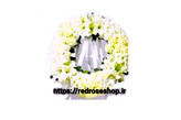 تاج گل گرد لیلیوم رز