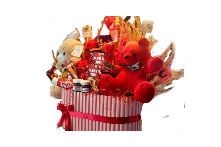 بهترین باکس هدیه عروسک شکلات دخترونه