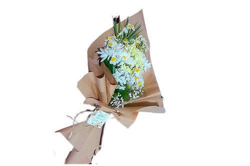 دسته گل داوودی نرگس