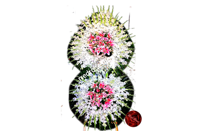 تاج گل دوطبقه لیلیوم گلایل