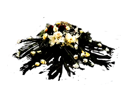 گل رومیزی رز لیلیوم ترحیم