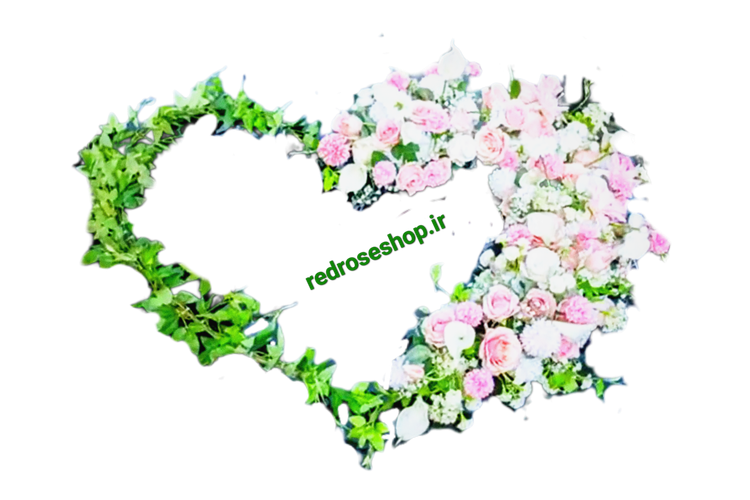 گل روی میز قلبی
