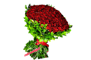 دسته گل رز ۱۰۰شاخه ای بزرگ