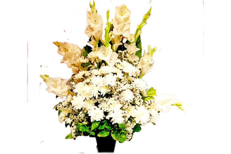 باکس گل ترحیم گلایل و داوودی شیک