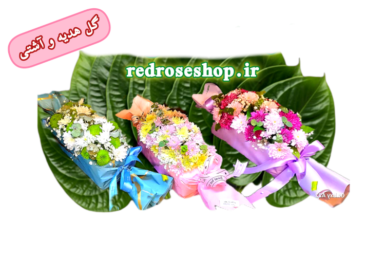 گل -بسته بندی-تزیینی-مدل-شکلات-داوودی-رنگارنگ-فانتزی-هدیه