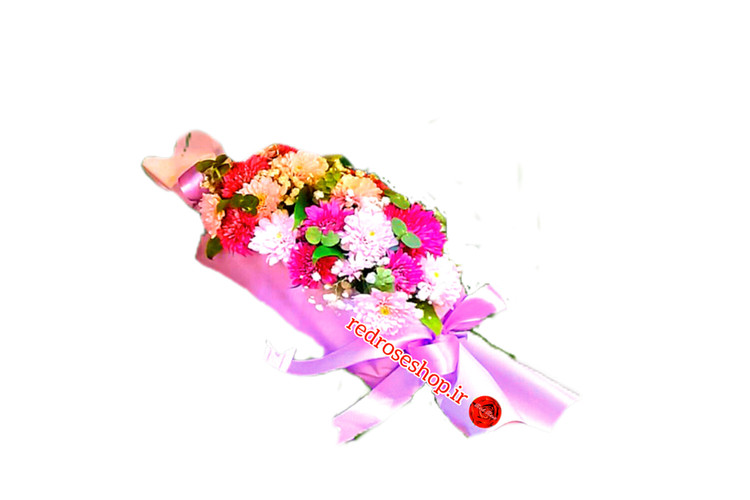 باکس-گل-داوودی-صورتی-بنفش-مدل-بسته بندی-شکلات-پیچی-کادویی-هدیه