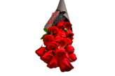 دسته-گل-قیفی-رز-۲۰-شاخه-مدل-قیفی