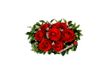 گل-رز-قرمز-پنل-آماده-روی-سنگ-قبر-میز-مراسم