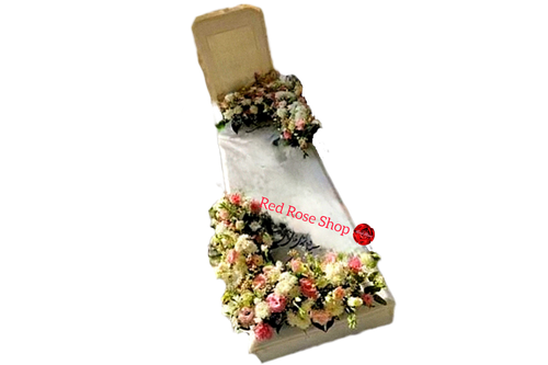 گل -روی-سنگ-قبر-شکل-L